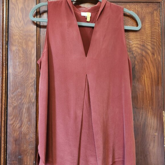 100% silk Ecru top - Picture 2 of 4